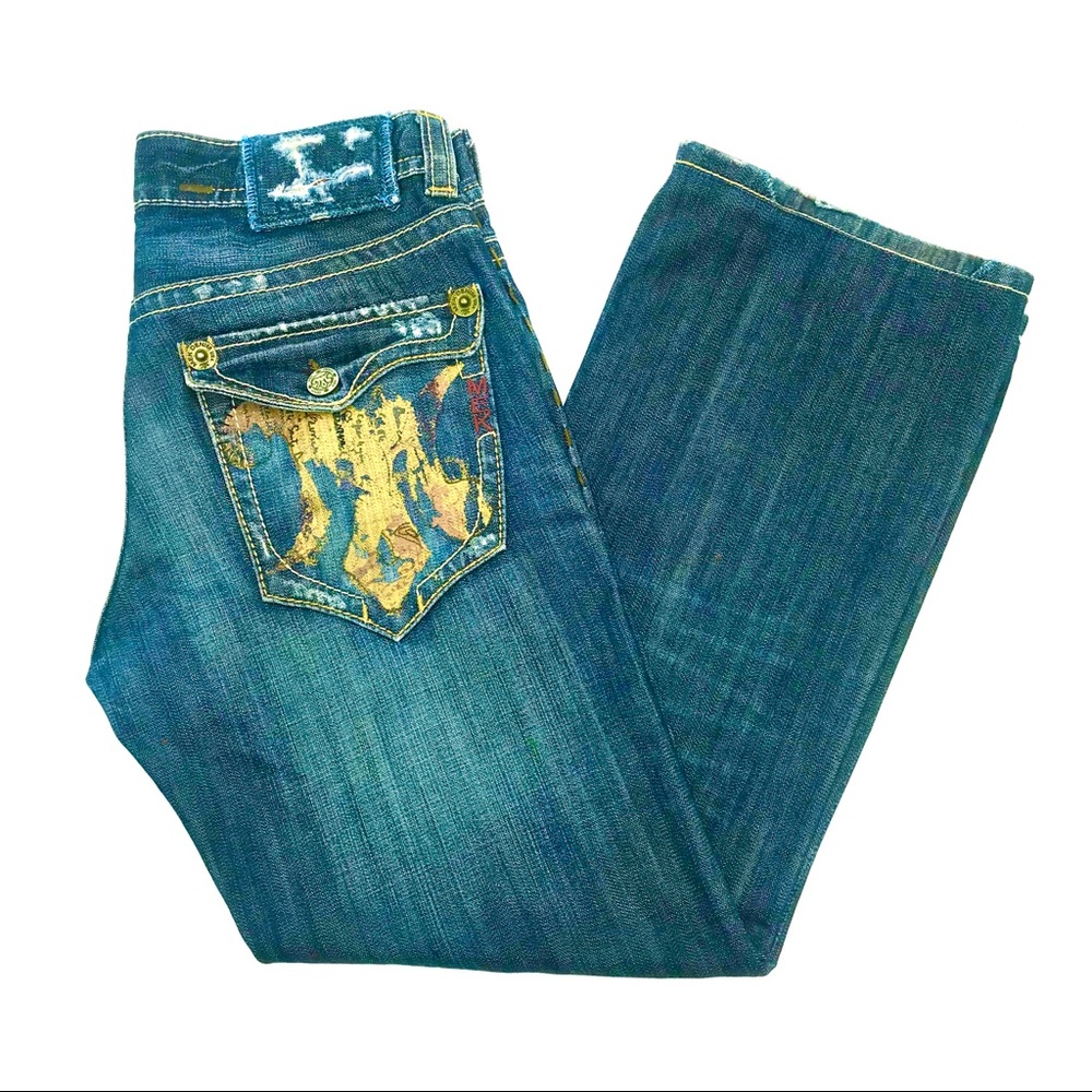 MEK Men’s Santiago Boot Cut Jeans, Size 31 X 34 - Picture 2 of 4
